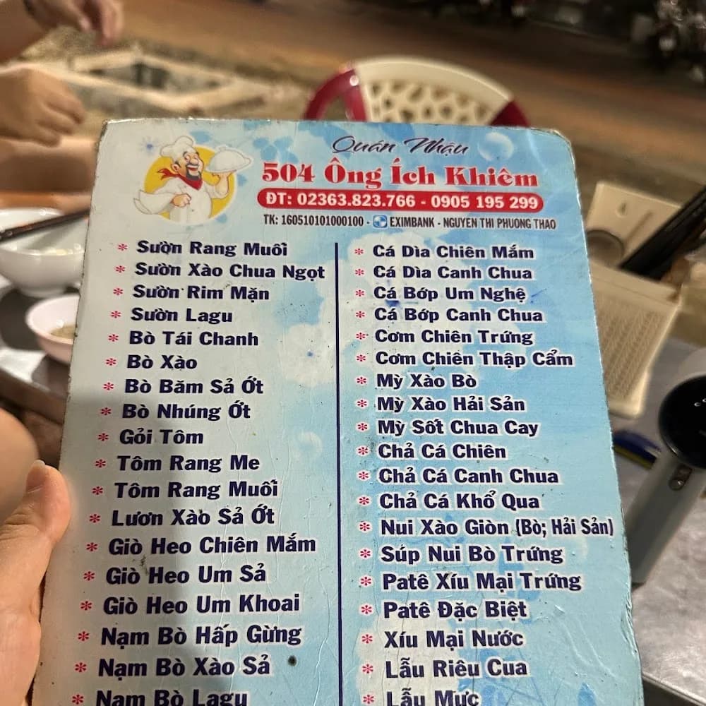 Thực đơn