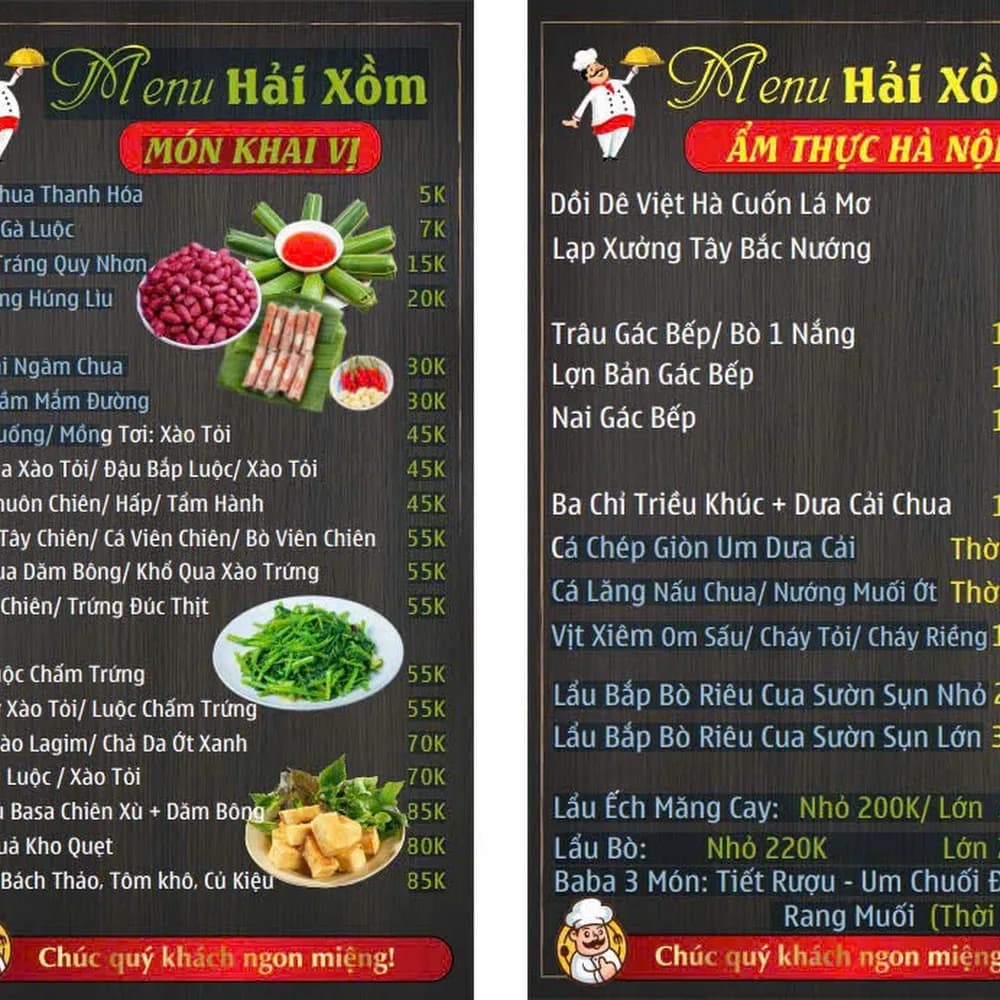 Thực đơn
