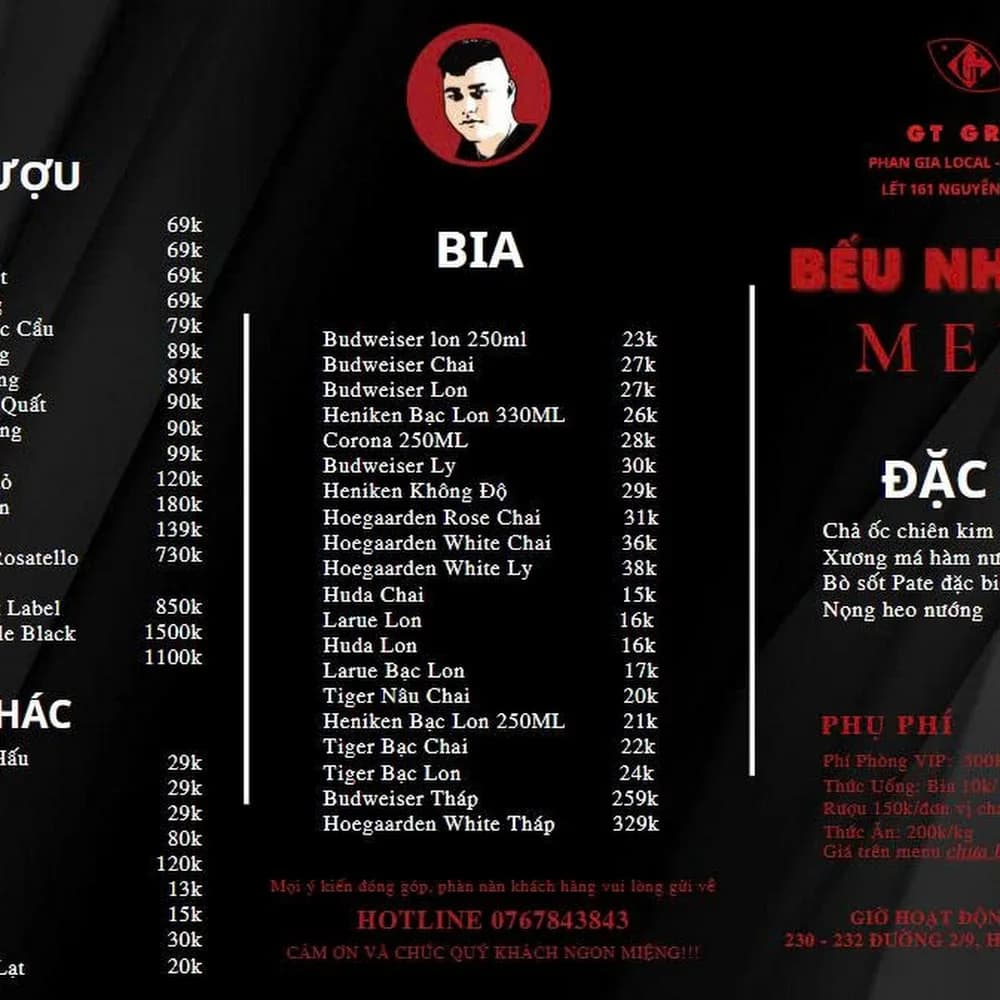 Thực đơn