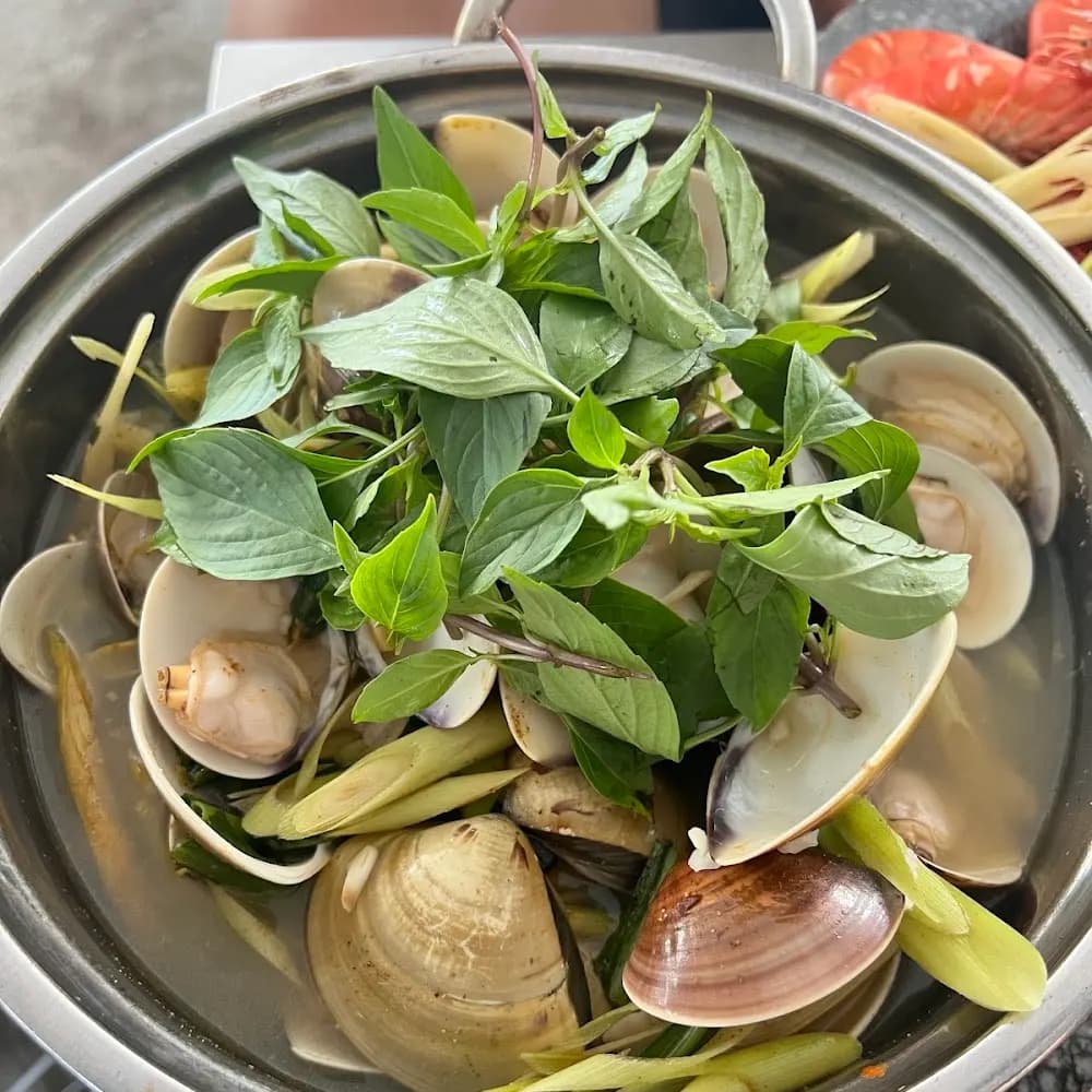 Nghêu hấp