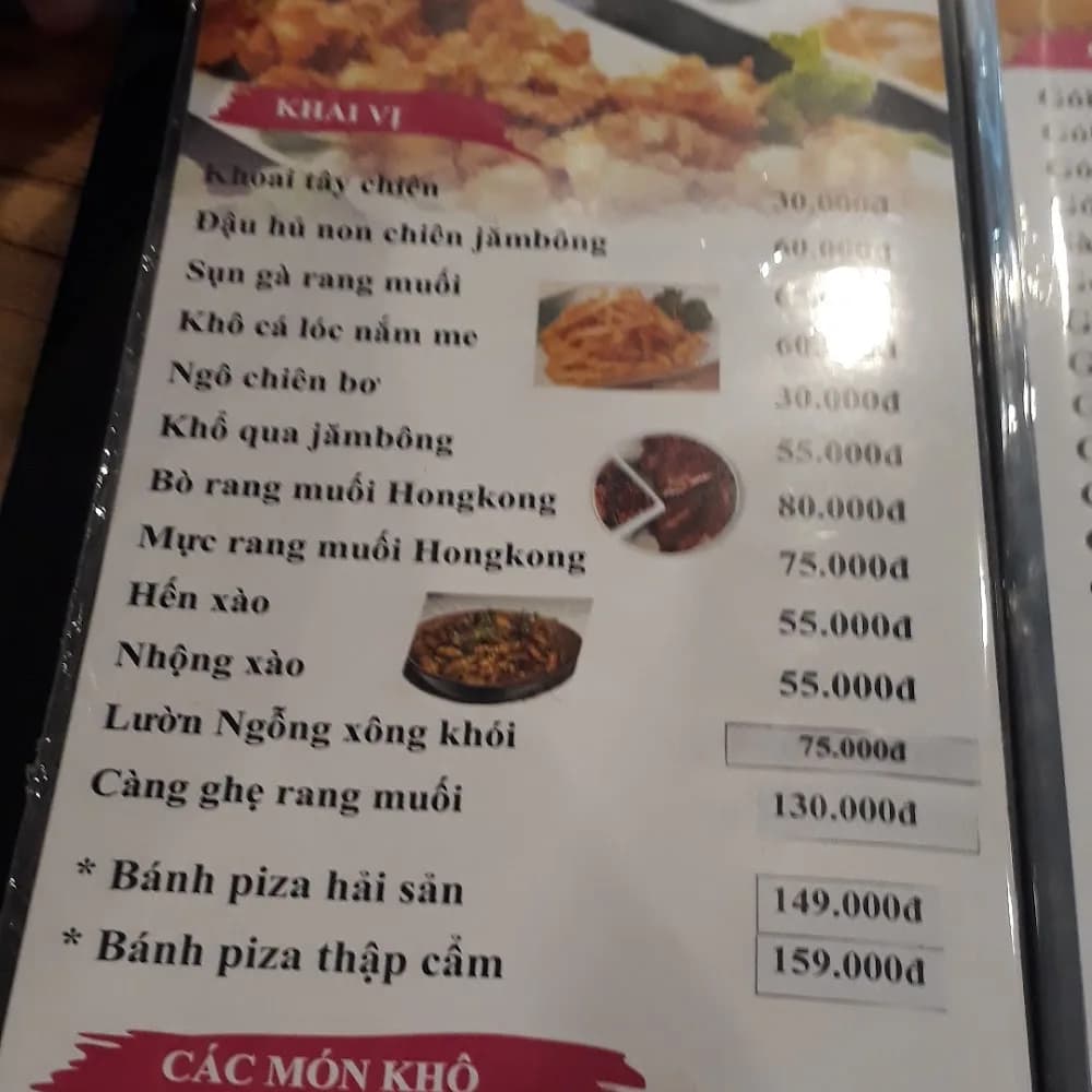 Thực đơn