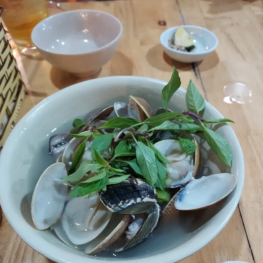 Nghêu hấp