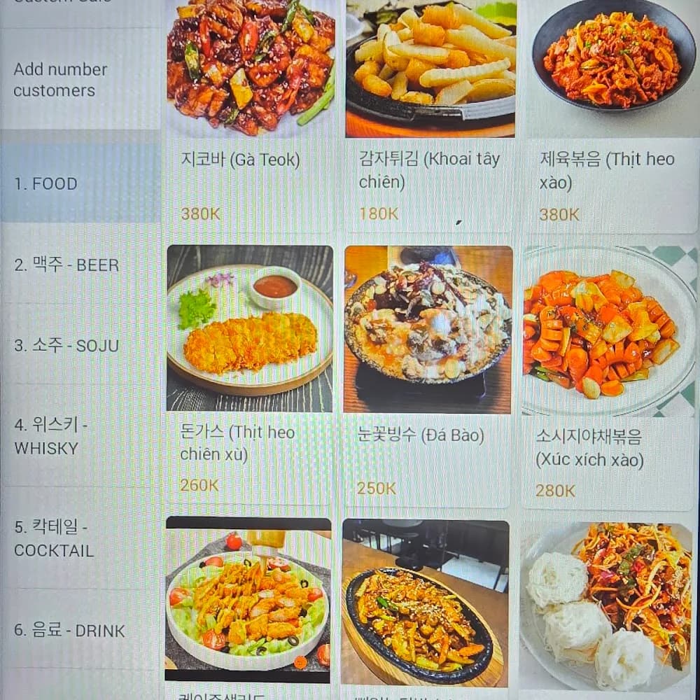 Thực đơn