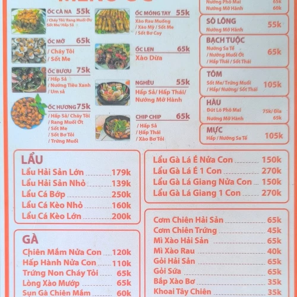 Thực đơn