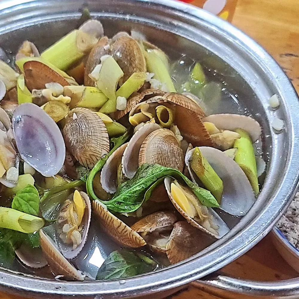 Nghêu hấp