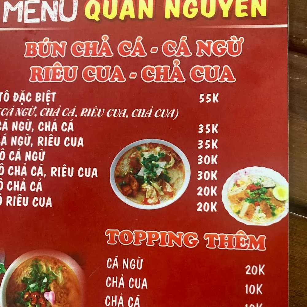 Thực đơn