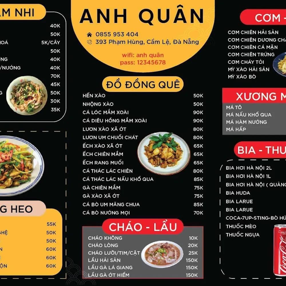 Thực đơn