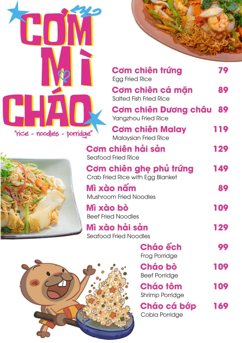 Thực đơn