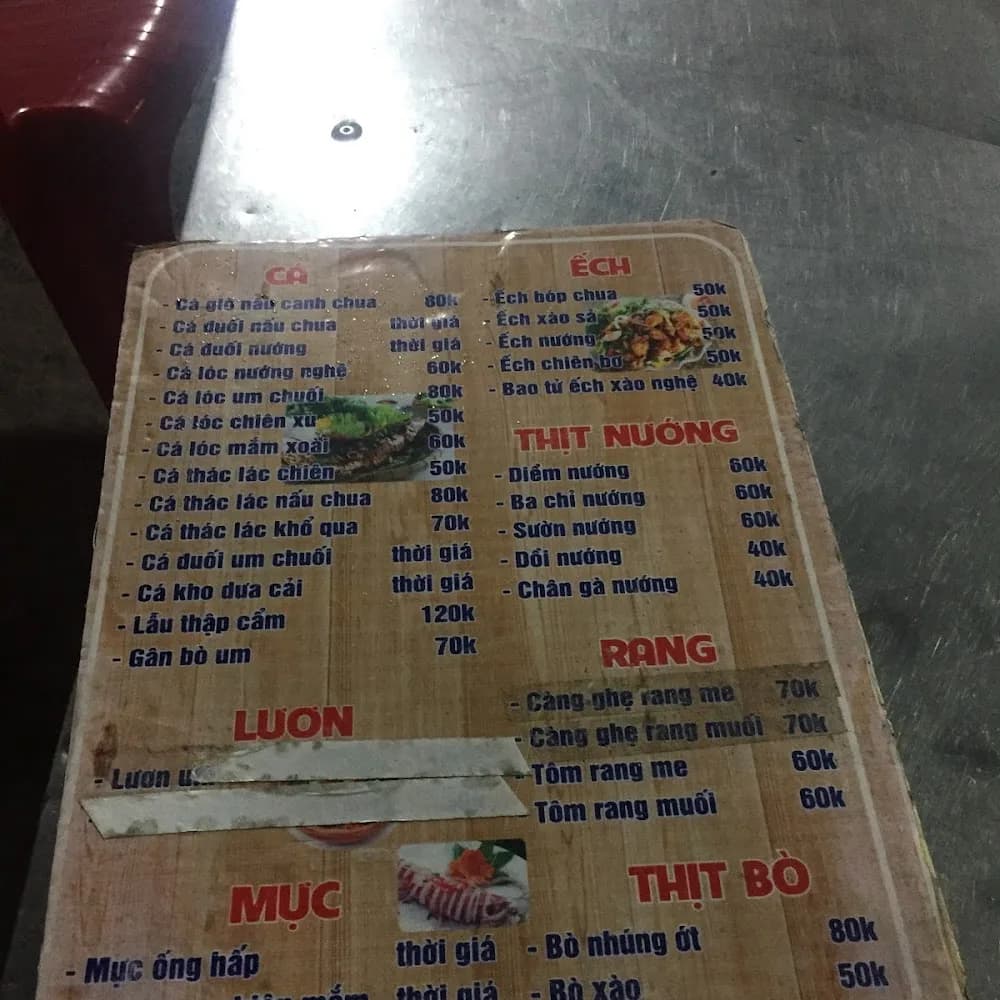 Thực đơn