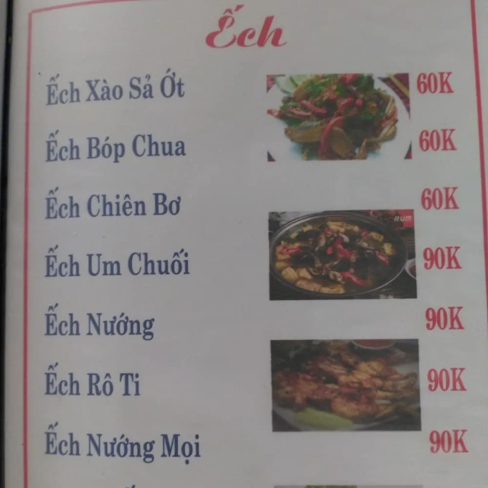 Thực đơn