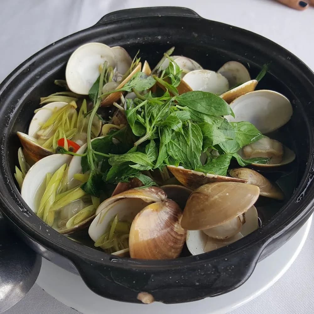 Nghêu hấp