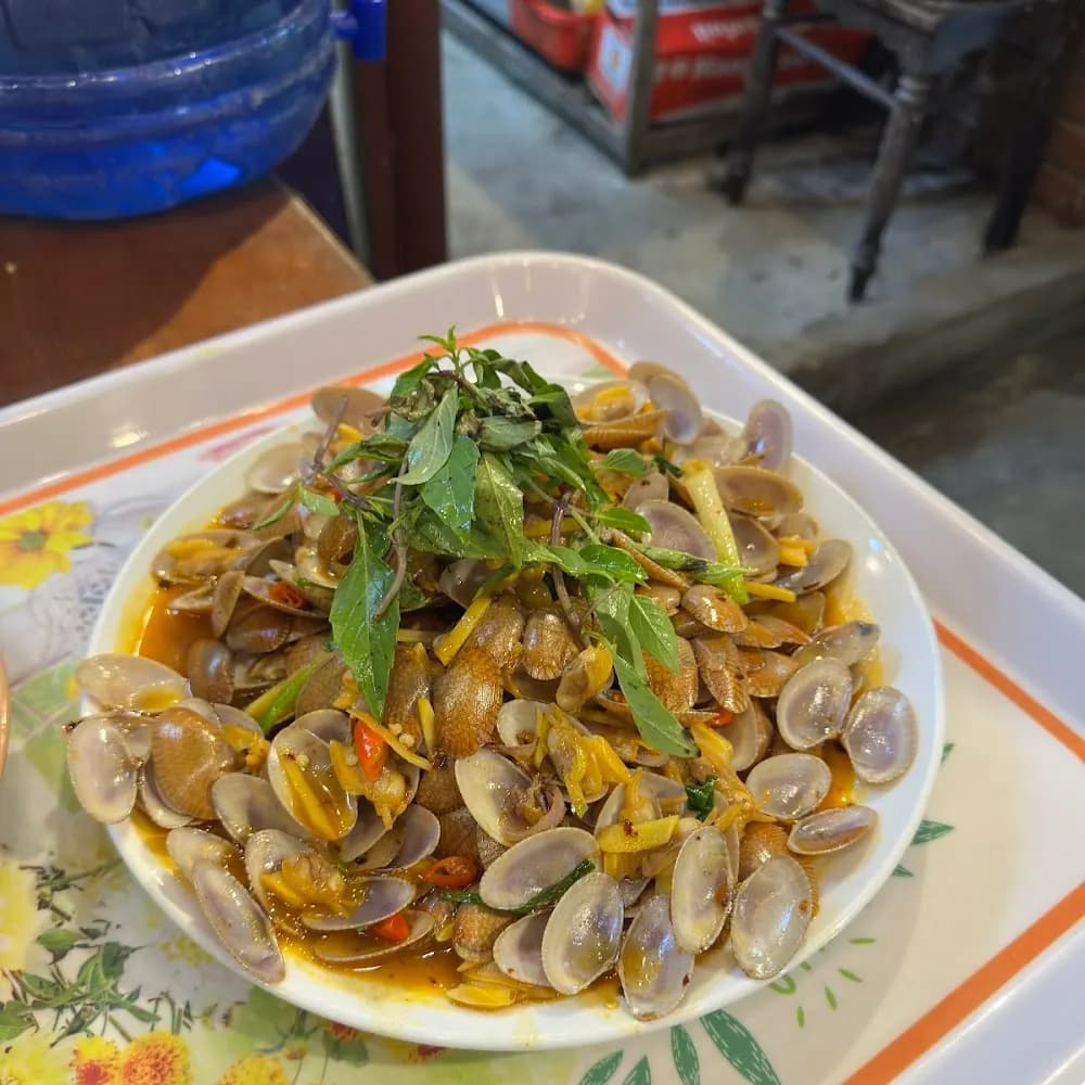 Nghêu hấp