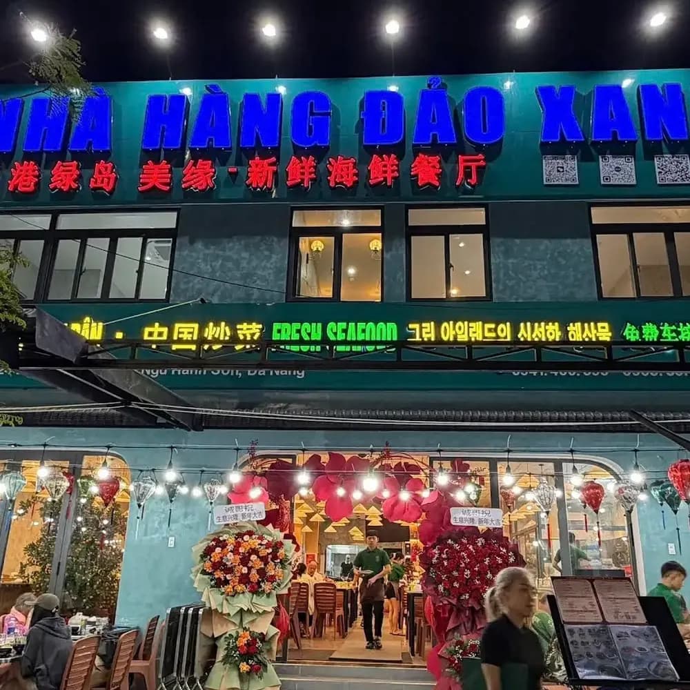 NHÀ HÀNG ĐẢO XANH 岘港绿岛美缘海鲜餐厅