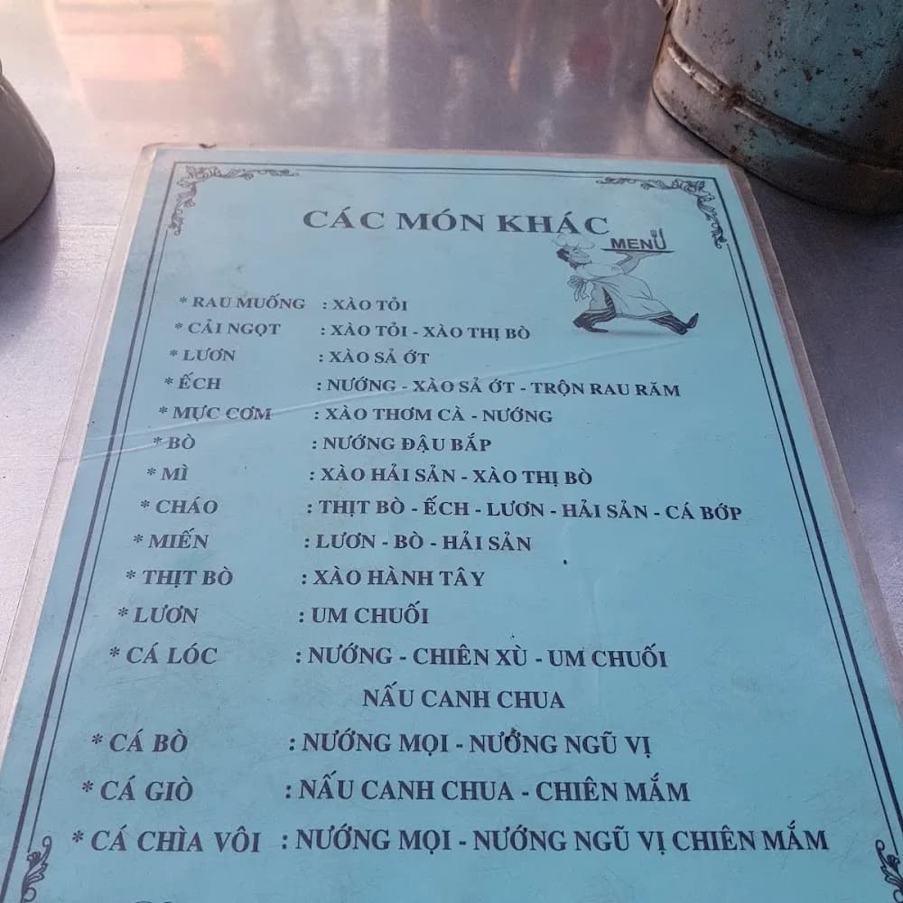 Thực đơn