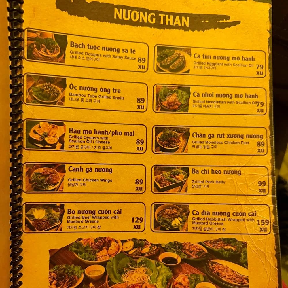 Thực đơn