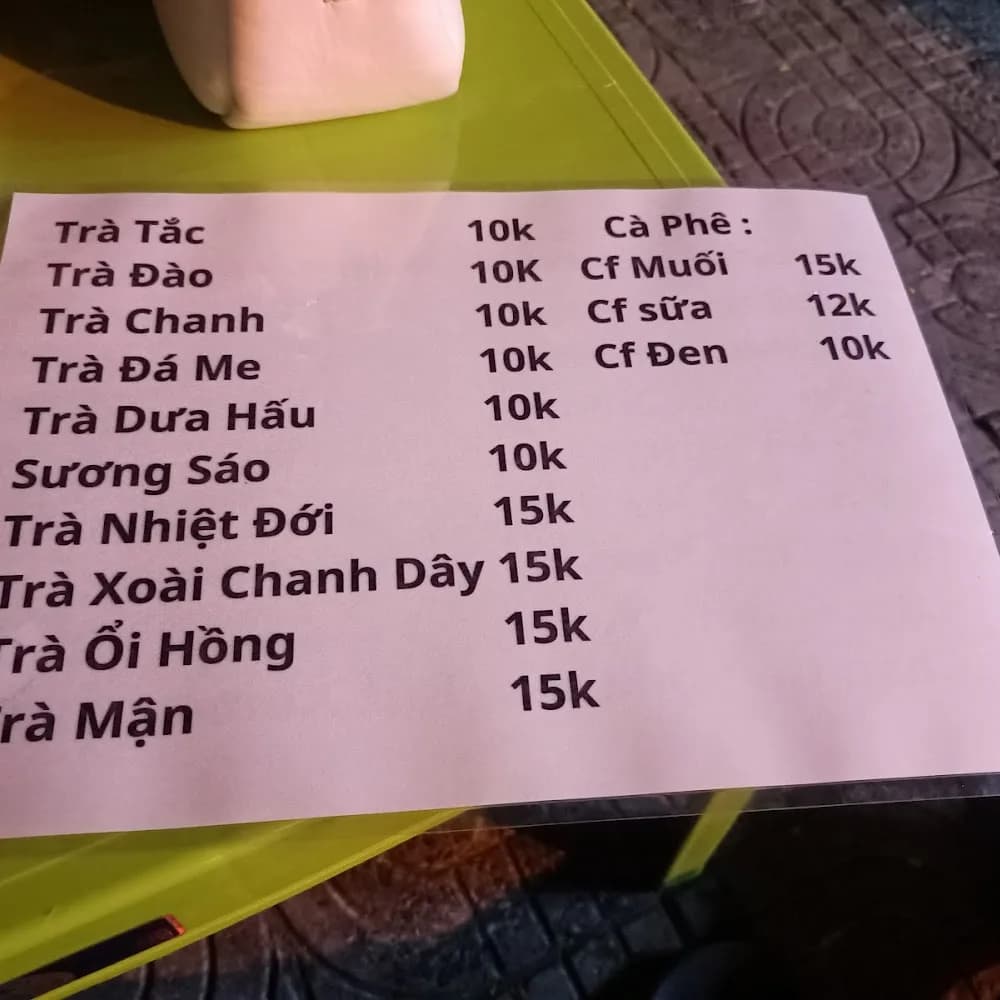 Thực đơn