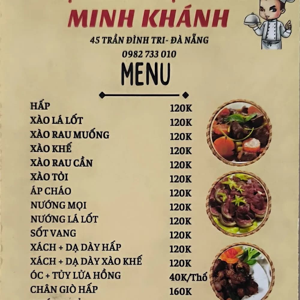 Thực đơn