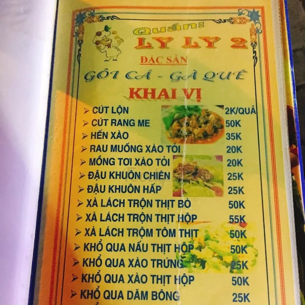 Thực đơn