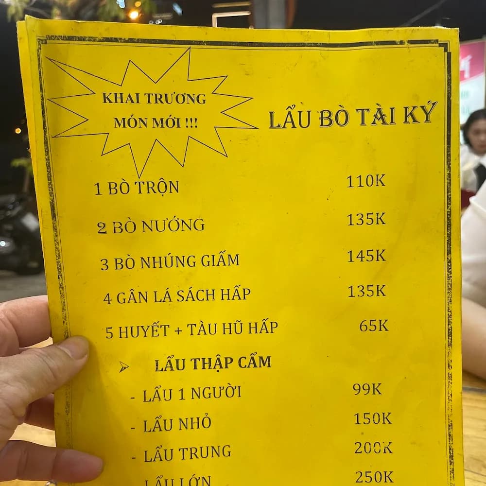Thực đơn