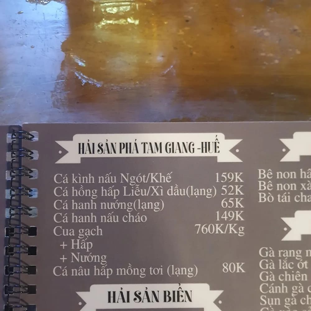 Thực đơn