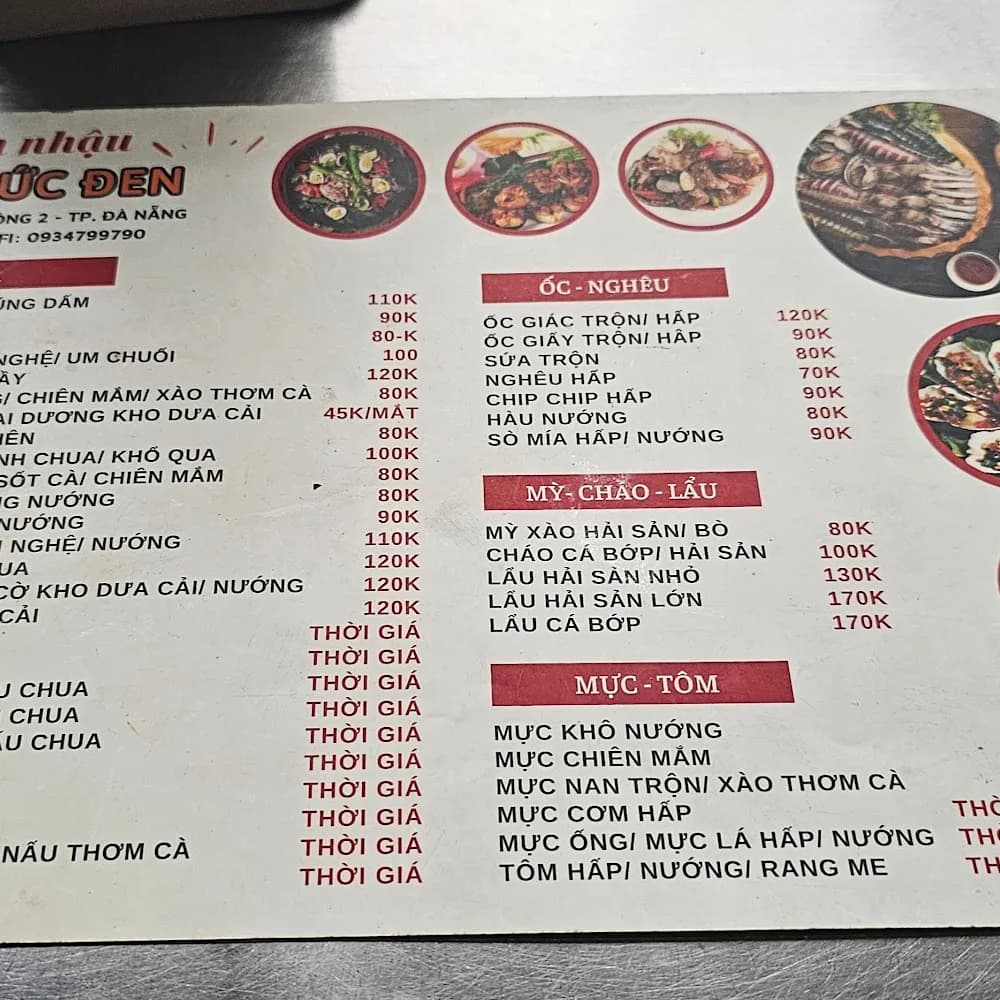 Thực đơn