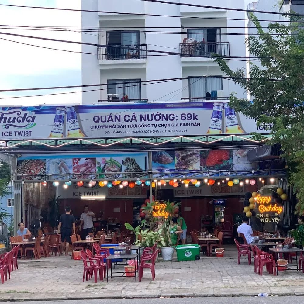 Quán cá nướng chuyên Hải Sản Tươi Sống